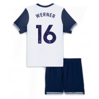 Camisa de time de futebol Tottenham Hotspur Timo Werner #16 Replicas 1º Equipamento Infantil 2024-25 Manga Curta (+ Calças curtas)